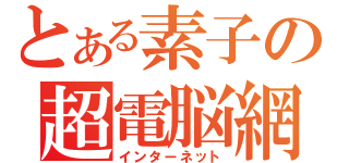 とある素子の超電脳網（インターネット）