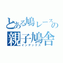 とある鳩レースの親子鳩舎（インデックス）