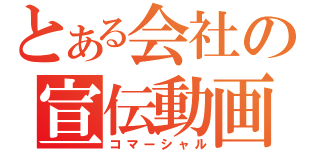 とある会社の宣伝動画（コマーシャル）