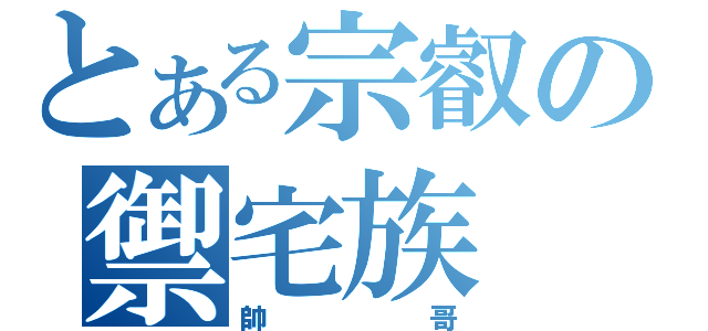 とある宗叡の禦宅族（帥哥）