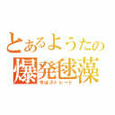 とあるようたの爆発毬藻（今はストレート）