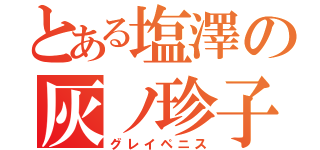 とある塩澤の灰ノ珍子（グレイペニス）