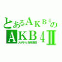 とあるＡＫＢ４８のＡＫＢ４８Ⅱ（大好きな危険集団）