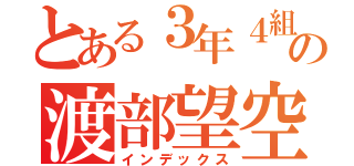 とある３年４組の渡部望空（インデックス）