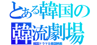とある韓国の韓流劇場（韓国ドラマ＆韓国映画）