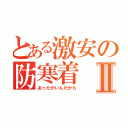 とある激安の防寒着Ⅱ（あったかいんだから）