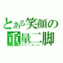 とある笑顔の重量二脚（メリーゲート）