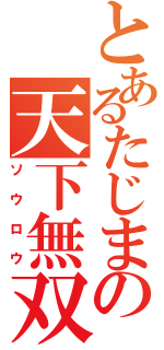 とあるたじまの天下無双（ソウロウ）