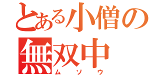 とある小僧の無双中（ムソウ）