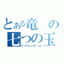 とある竜の七つの玉（ドラゴンボール）