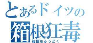 とあるドイツの箱根狂毒（箱根ちゅうどく）