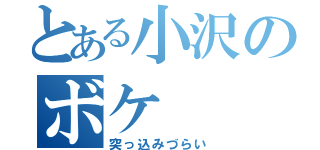 とある小沢のボケ（突っ込みづらい）