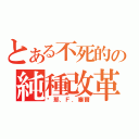 とある不死的の純種改革者（剎那．Ｆ．塞爾）