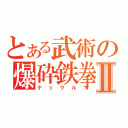 とある武術の爆砕鉄拳Ⅱ（ナックル）