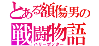 とある額傷男の戦闘物語（ハリーポッター）