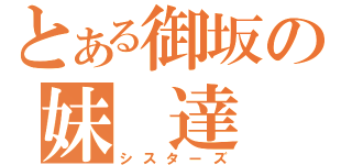 とある御坂の妹　達（シスターズ）