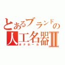 とあるブランドの人工名器Ⅱ（オナホール）