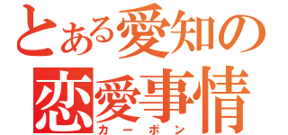 とある愛知の恋愛事情（カーボン）