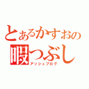 とあるかすおの暇つぶし（アッシュブログ）