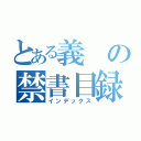 とある義の禁書目録（インデックス）