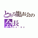 とある龍声会の会長（ＳＡ✩ＢＵ）