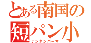 とある南国の短パン小僧（テンネンパーマ）