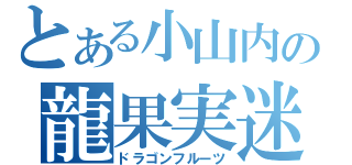 とある小山内の龍果実迷（ドラゴンフルーツ）