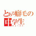 とある癖毛の中学生（キョースケ）