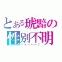 とある琥黯の性別不明（ニューハーフ）