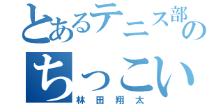 とあるテニス部のちっこい奴（林田翔太）