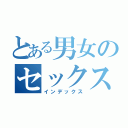 とある男女のセックス（インデックス）