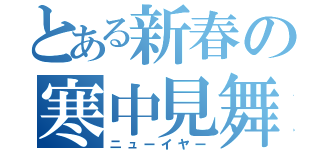 とある新春の寒中見舞（ニューイヤー）