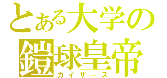 とある大学の鎧球皇帝（カイザース）