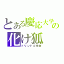 とある慶応大学の化け狐（トリンドル玲奈）