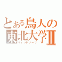 とある鳥人の東北大学Ⅱ（ウィンドノーツ）