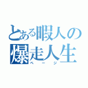 とある暇人の爆走人生（ページ）