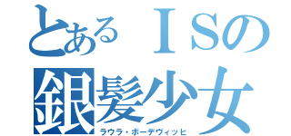 とあるＩＳの銀髪少女（ラウラ・ボーデヴィッヒ）