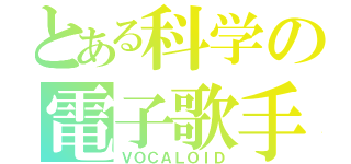 とある科学の電子歌手（ＶＯＣＡＬＯＩＤ）