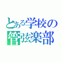 とある学校の管弦楽部（）