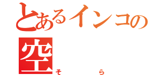 とあるインコの空（そら）