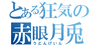 とある狂気の赤眼月兎（うどんげいん）