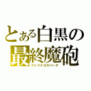 とある白黒の最終魔砲（ファイナルスパーク）