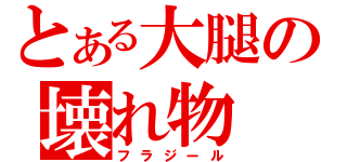 とある大腿の壊れ物（フラジール）