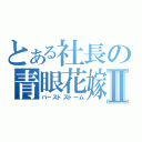 とある社長の青眼花嫁Ⅱ（バーストストーム）