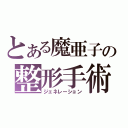 とある魔亜子の整形手術（ジェネレーション）