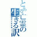 とある亡霊の生きる訳（惚れた女の為）