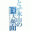 とある氷山の巨大顔面（ビックフェイス）