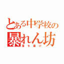 とある中学校の暴れん坊（落ち着け）