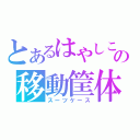 とあるはやしこの移動筐体（スーツケース）