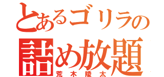 とあるゴリラの詰め放題（荒木陵太）